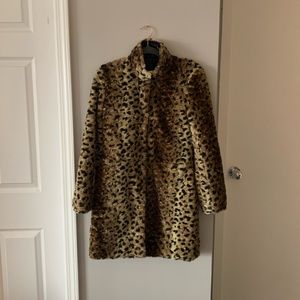 Via Spiga faux fur reversible coat